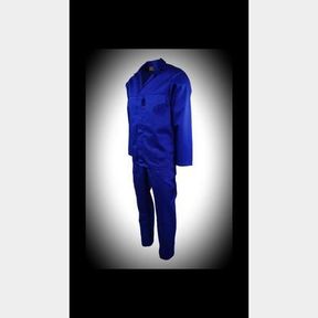 WORK WEAR ROYAL BLUE 2PIECE SIZE-32 WAIST -PLAIN - 51818/5535