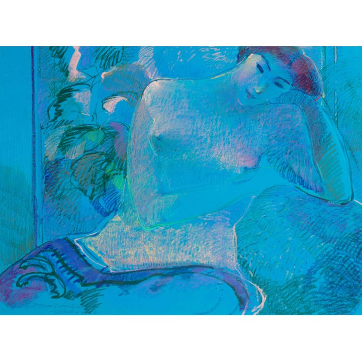 Anna Karpowicz-Westner | Niebieski Akt, przed 1991 r.