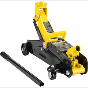 VEVOR LOW PROFILE FLOOR JACK 2 TON (4400 LBS), HEAVY DUTY IRON HYDRAULIC RACING FLOOR JACK, HYDRAULIC CAR JACK, SINGLE PISTON QUIC