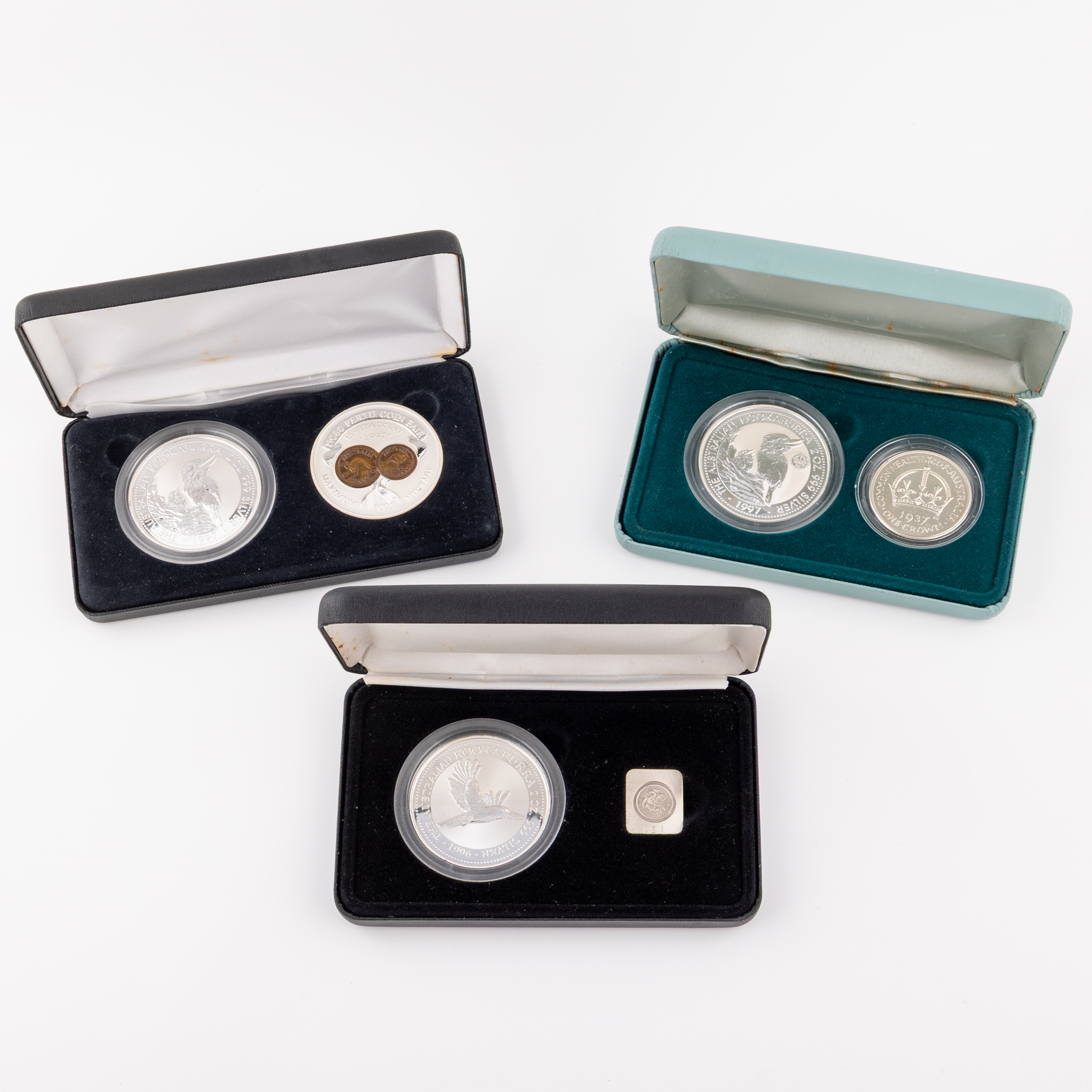Elizabeth II, Melbourne & Perth Mint - Australian Kookaburra, Two Dollars, 1996 - 1997, FDC