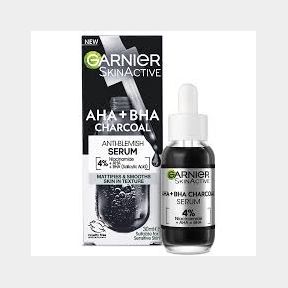 Garnier Pure Active AHA+BHA Charcoal Anti-Blemish Serum 30ml x 2- 51743/7079 AS B3 (S7)