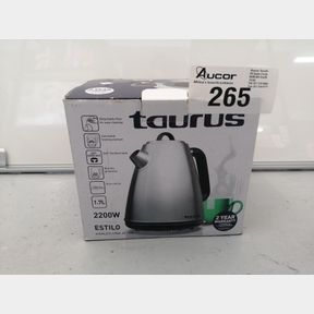 TAURUS STAINLESS STEEL KETTLE - 2200W - 1.7L CAPACITY 360 CORDLESS KETTLE -