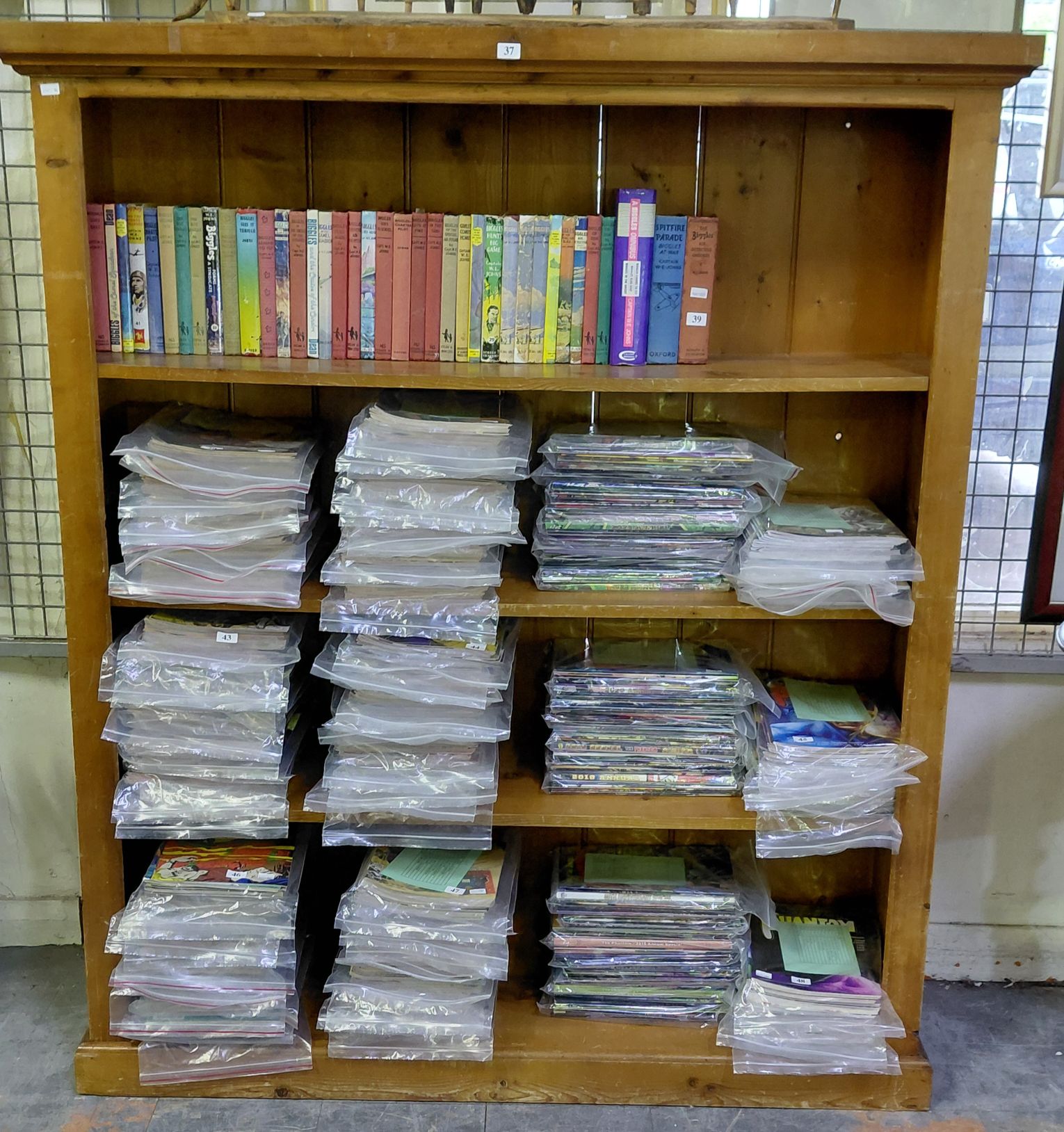 37 · PINE BOOKCASE