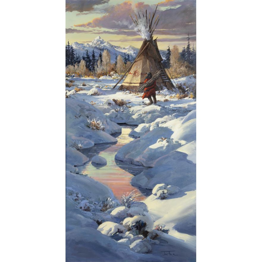 Joni Falk (1933- ), Where Moccasins Tread