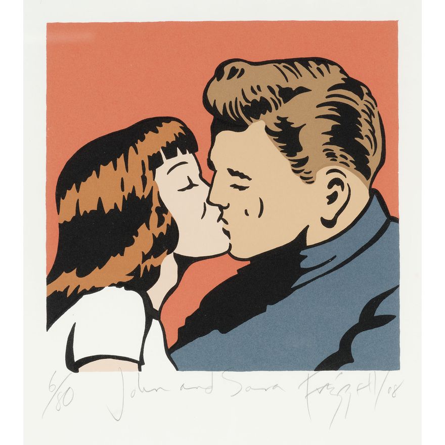 Dick Frizzell 'John and Sara'