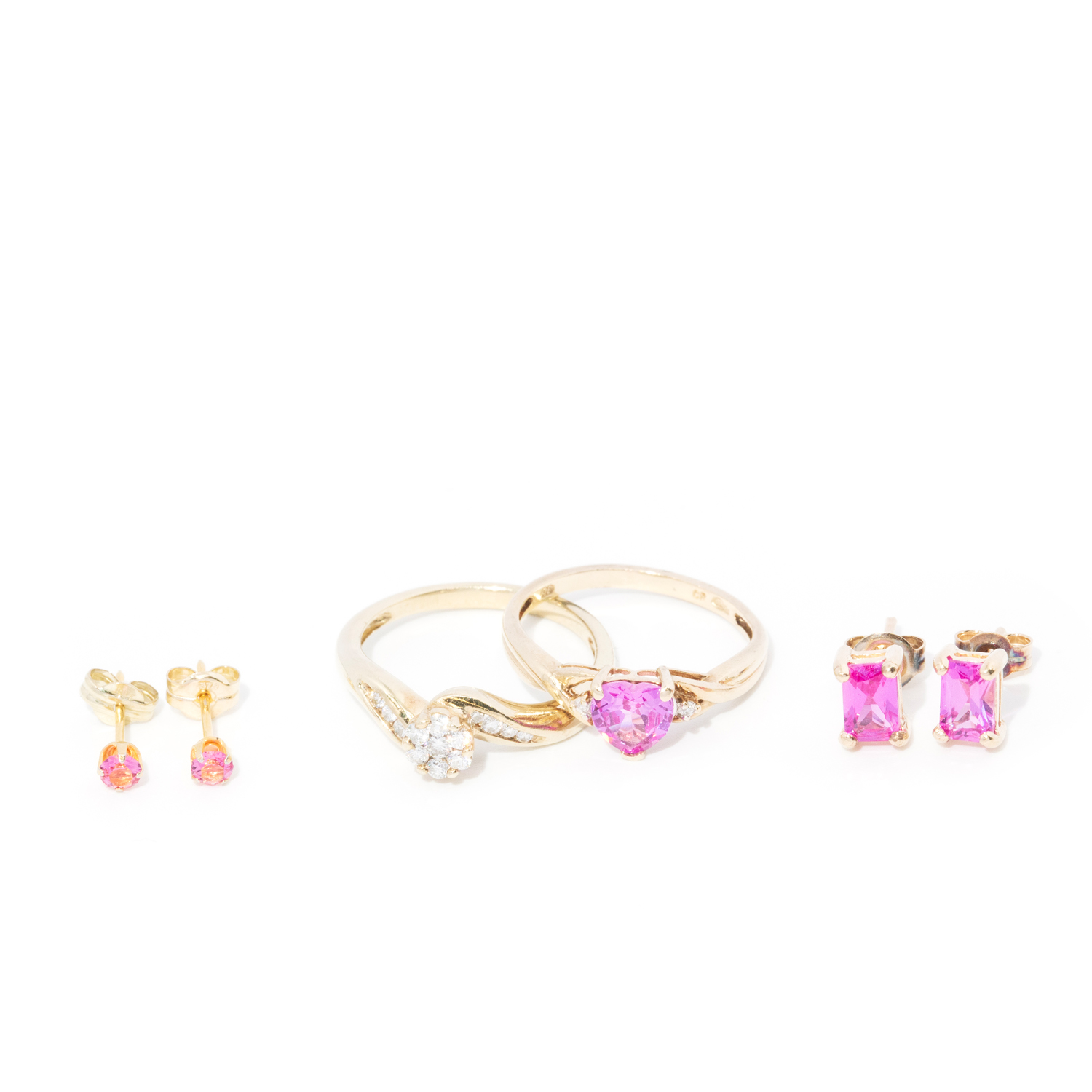 9ct Gold Rings and Studs