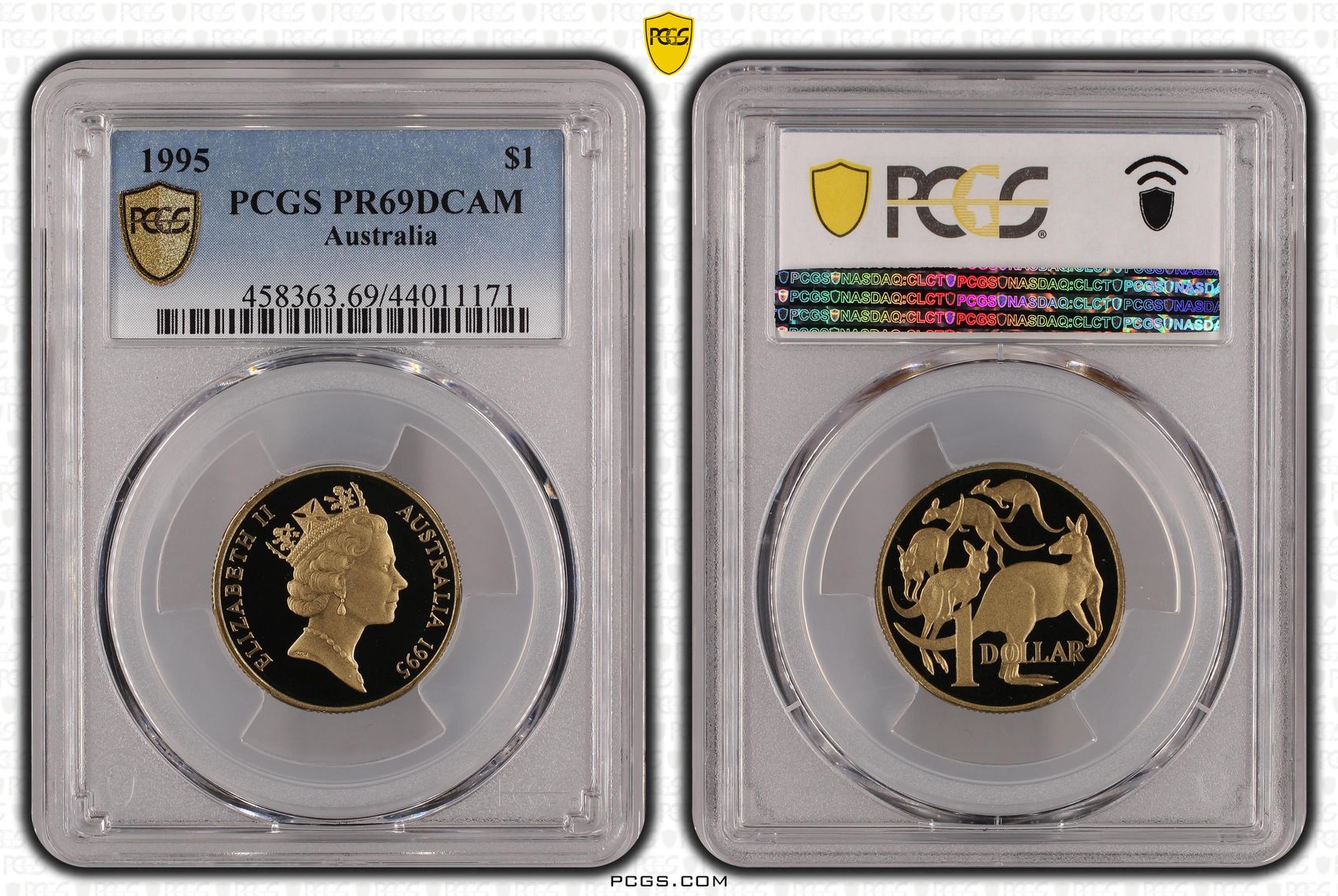 One Dollar, 1995, PCGS PR69DCAM
