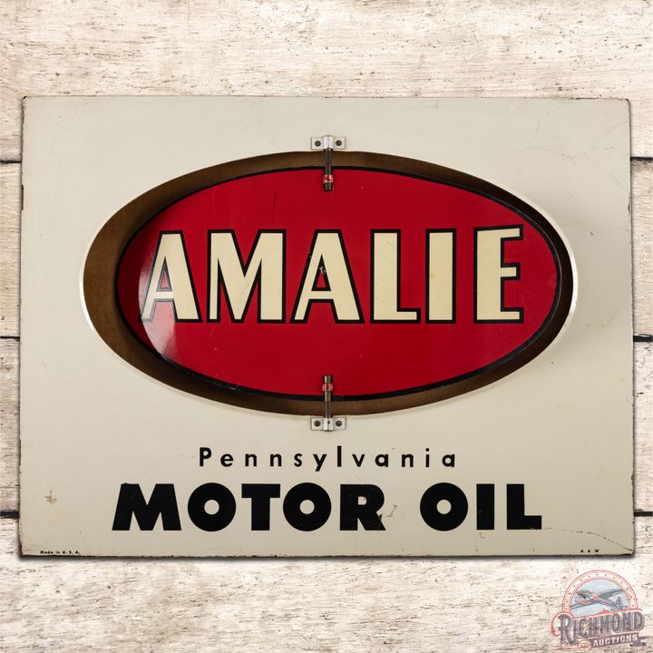 24" Amalie Pennsylvania Motor Oil DST Spinner Sign