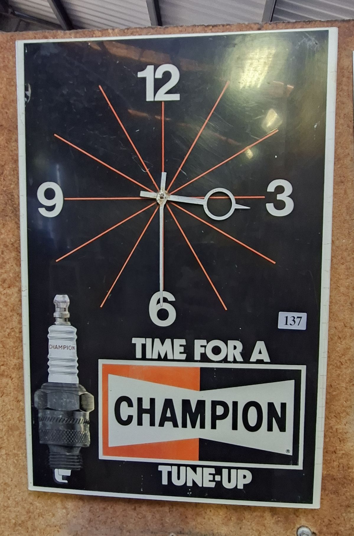 Champion Spark Plug Clock