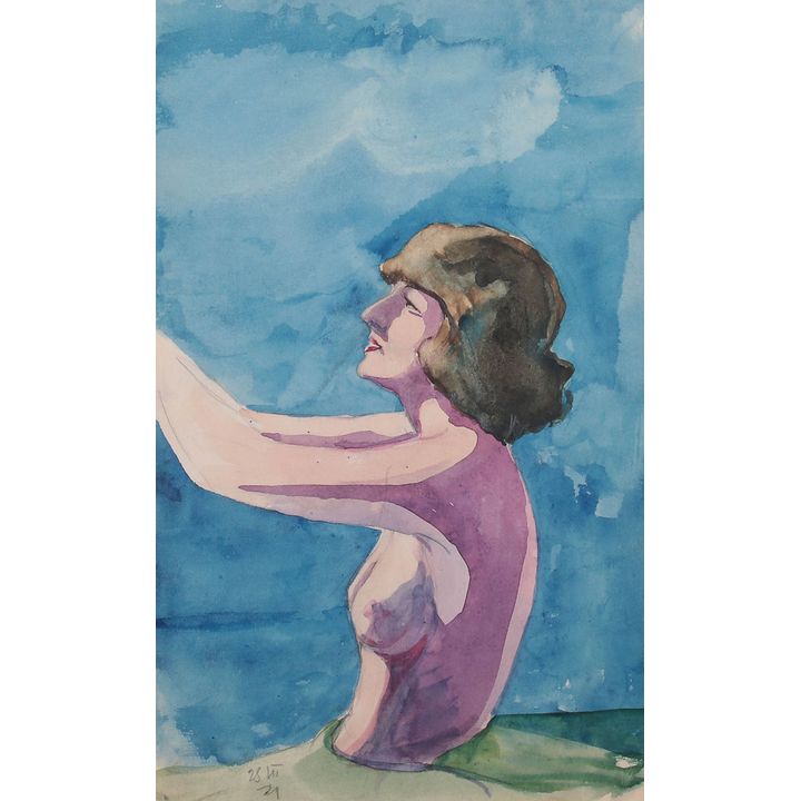 Portret kobiety z profilu, 1929