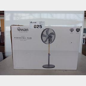 SWAN NORDIC SLATE GREY 40CM PEDESTAL FAN