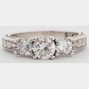 SILVER TRILOGY DESIGN C.Z RING-51921/288