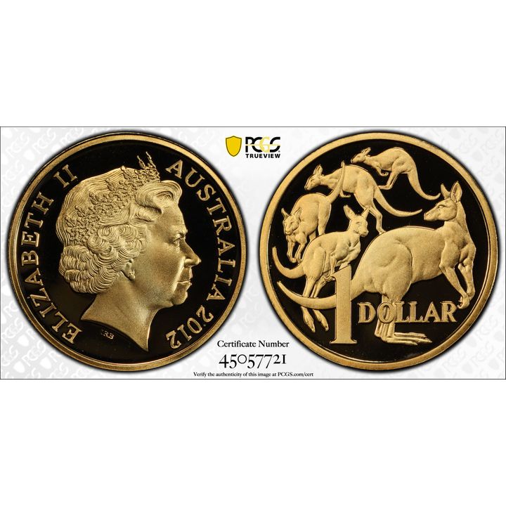 Elizabeth II, One Dollar, 2012, PCGS PR 70DCAM