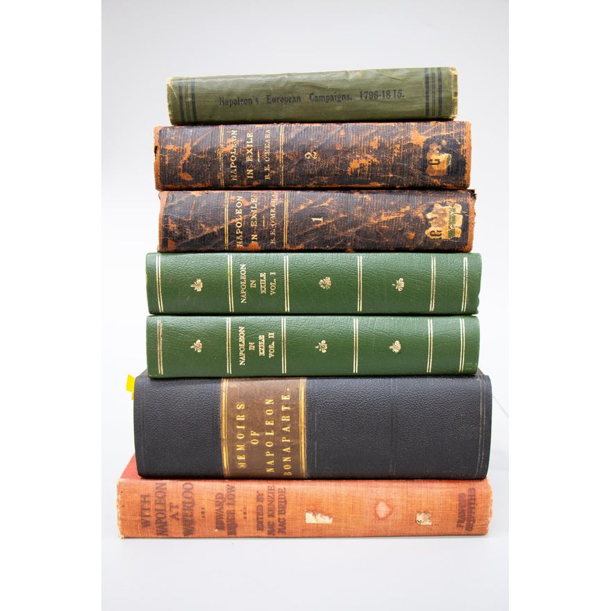 BOX OF ANTIQUARIAN TITLES [6 relating to Napoleon]