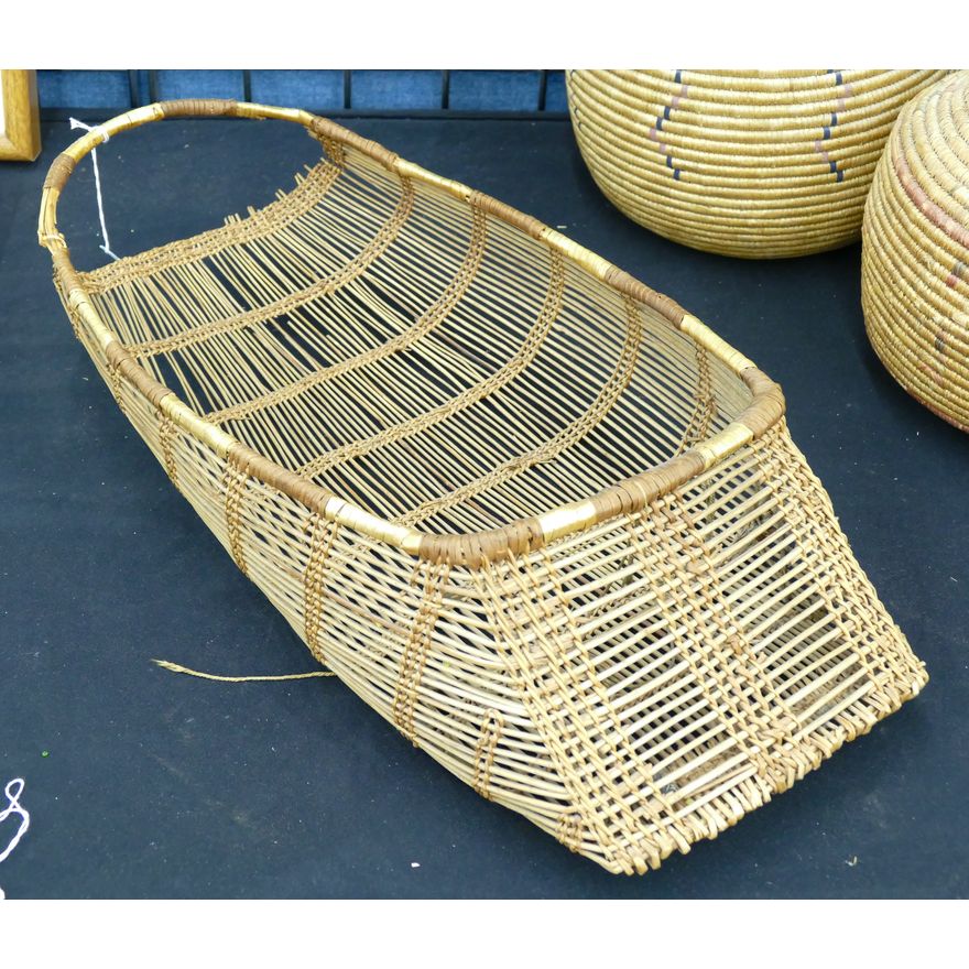Old Washoe Indian Basketry Papoose 22''