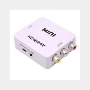 HDMI To AV 3RCA CVBs Composite Video Audio Converter Adapter | NOT TESTED
