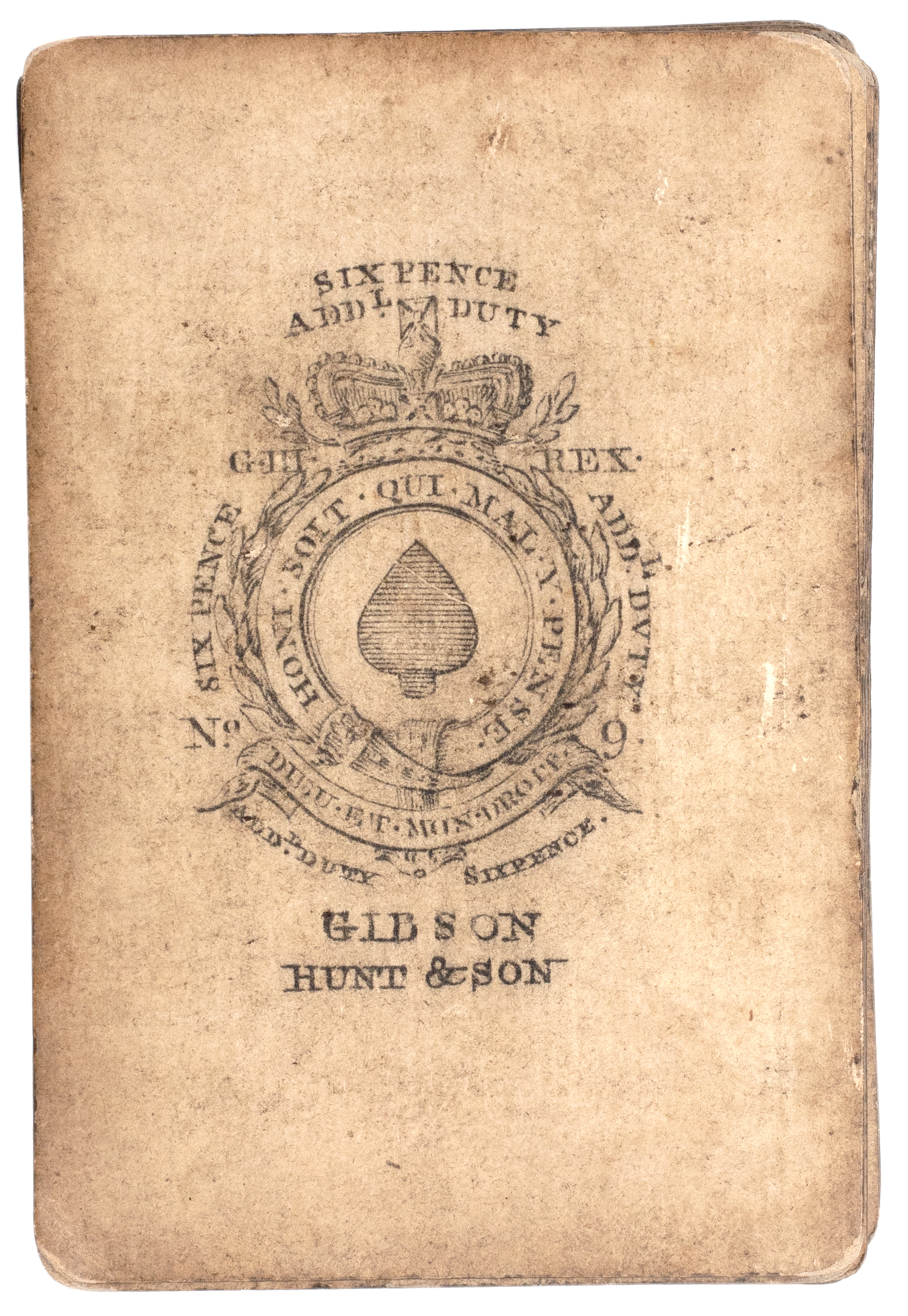 Great Britain, Antique Games, Playing Cards, 1800, Fine
