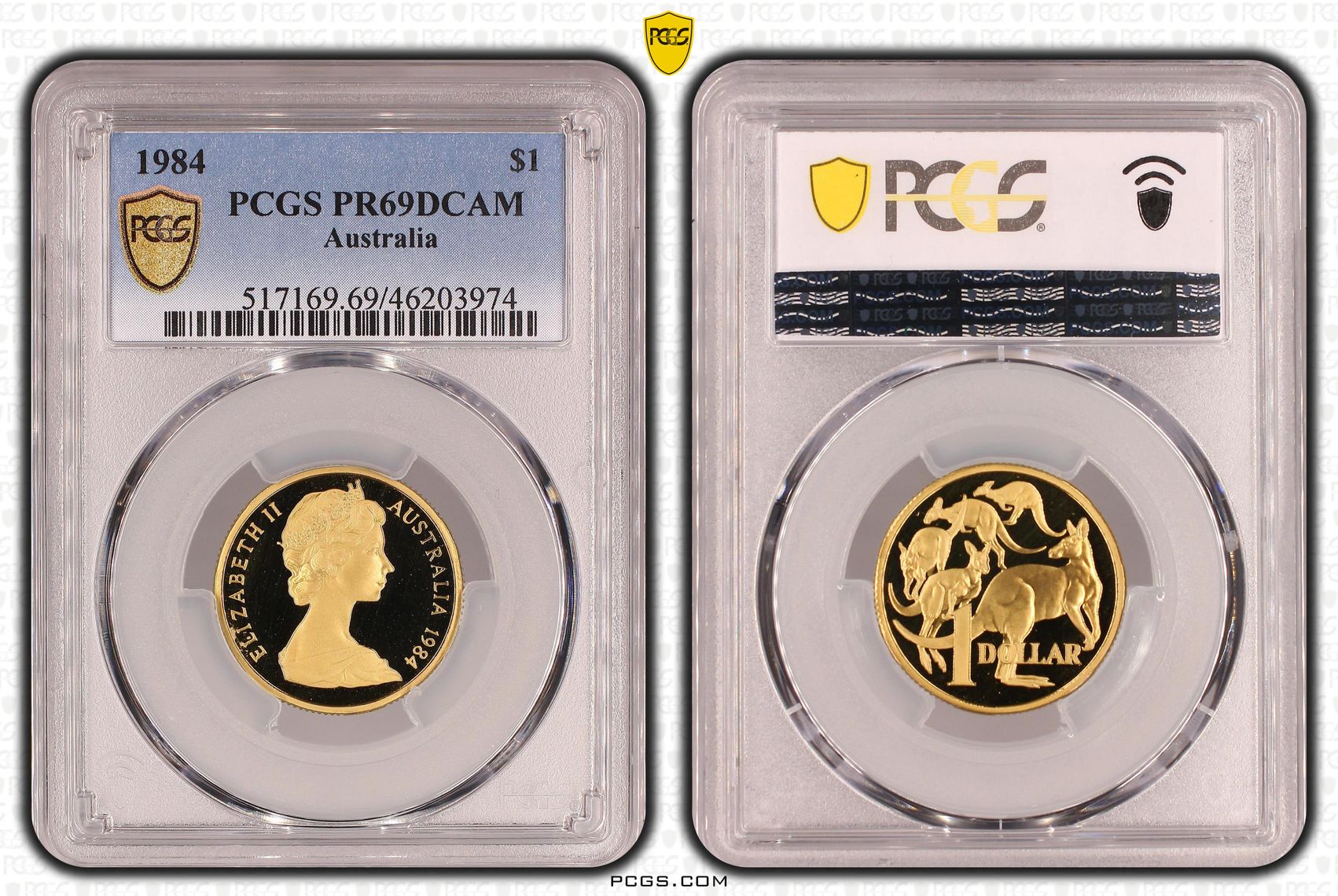 One Dollar, 1984, PCGS PR69DCAM