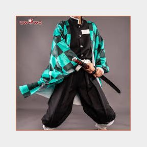 Demon Slayer Tanjiro Kamado Anime Cosplay Set L |