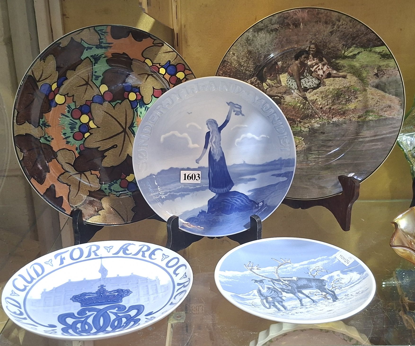 FIVE CABINET PLATES