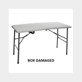 Campground 1.2m Plastic Folding Table(BOX DAMAGED) | PK 51691/526 B1 (S3)