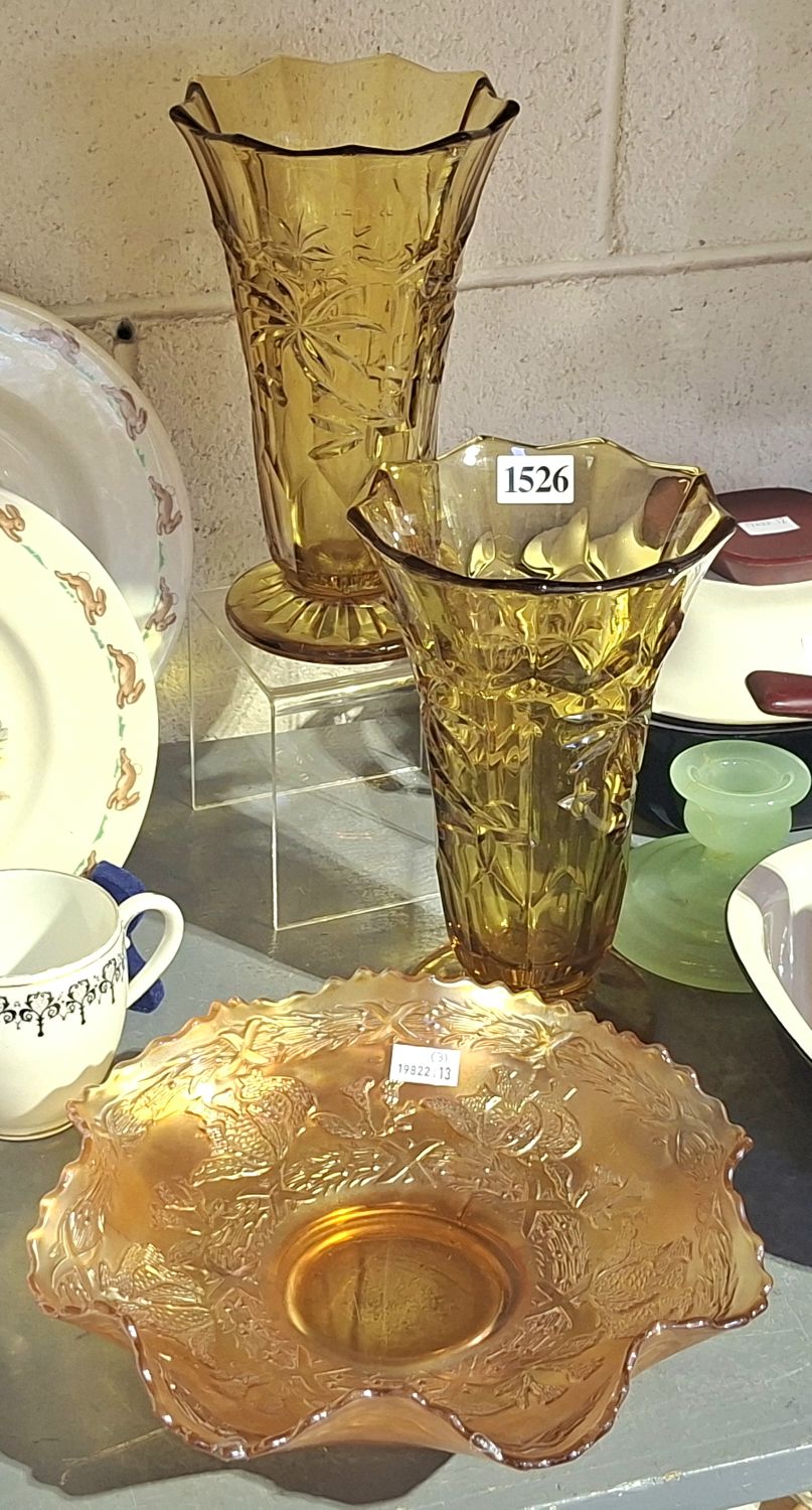 Carnival And Art Deco Glassware