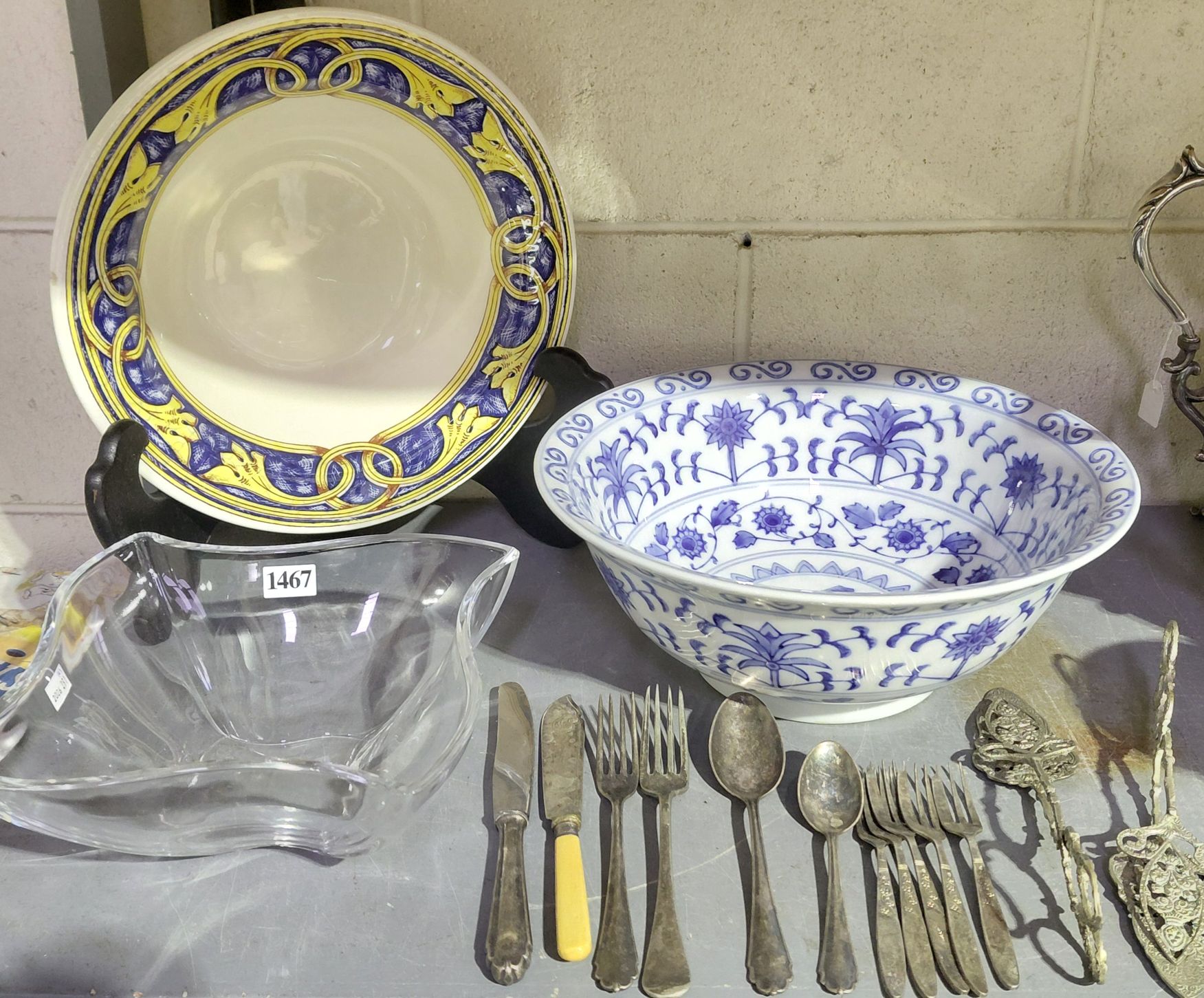 Silverplated Cutlery And Servers