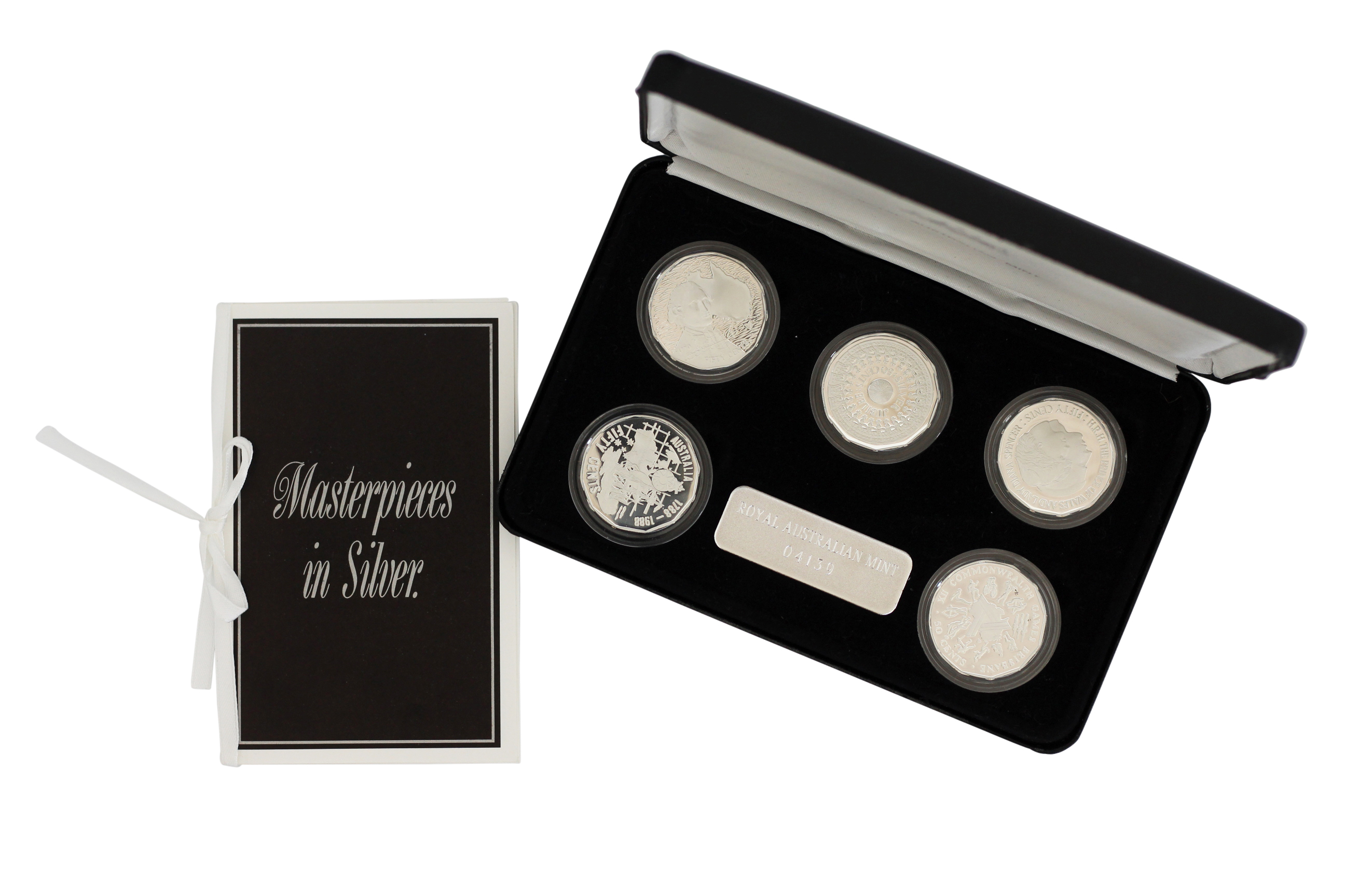 Sets, Masterpieces in Silver, 1989, FDC