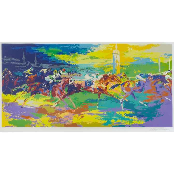 LeRoy Neiman ''Kentucky Derby'' (Horse Racing) 1979