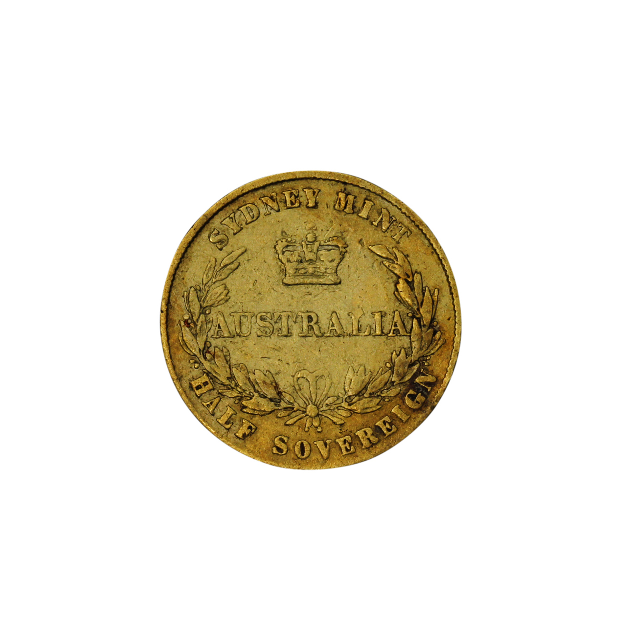 1154. · Victoria, Half Sovereign, 1860, VG
