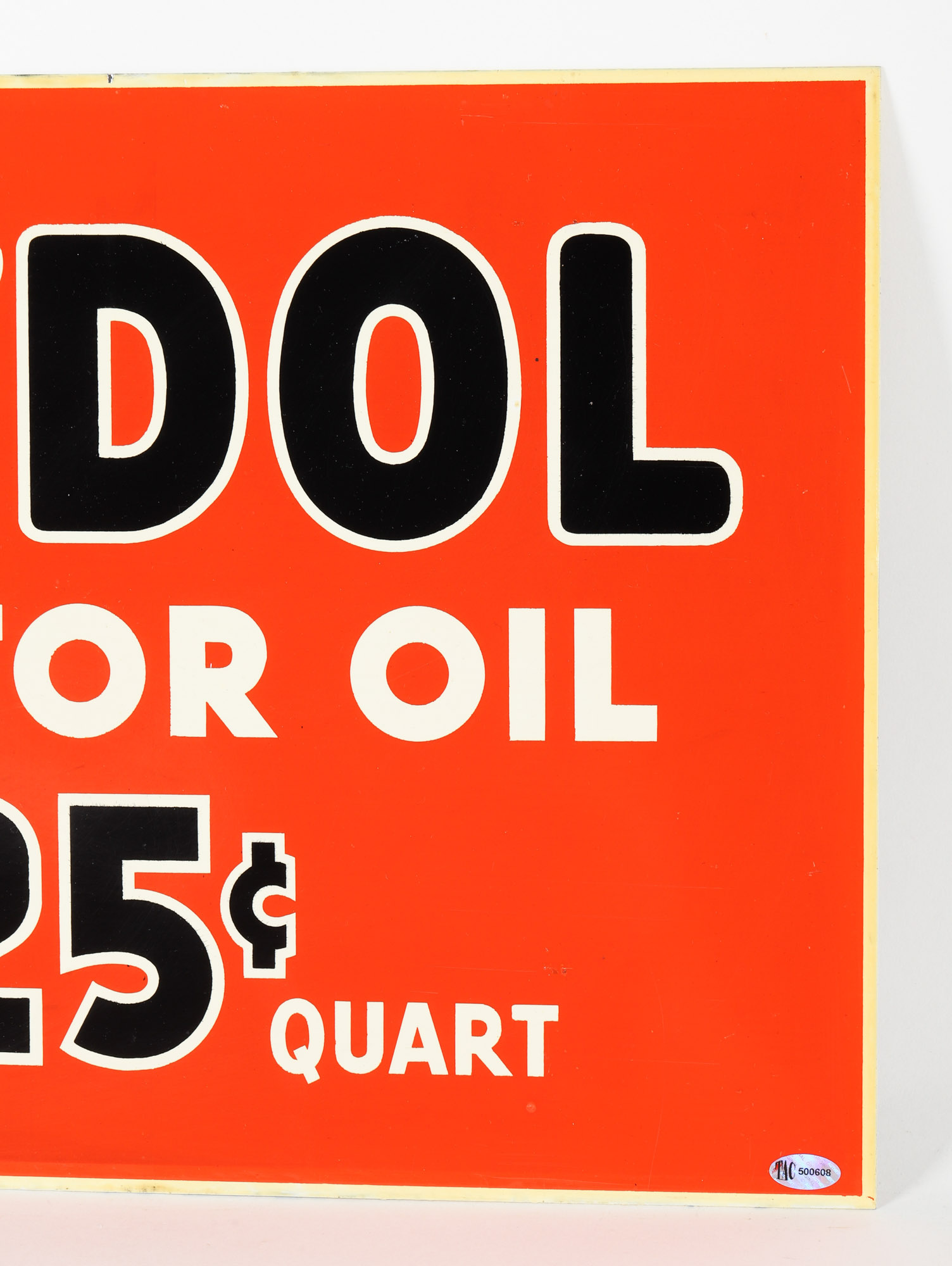 Tydol Oil Rack Veedol and Tydol Motor Oil Rack Sign | Miller & Miller Auctions Ltd