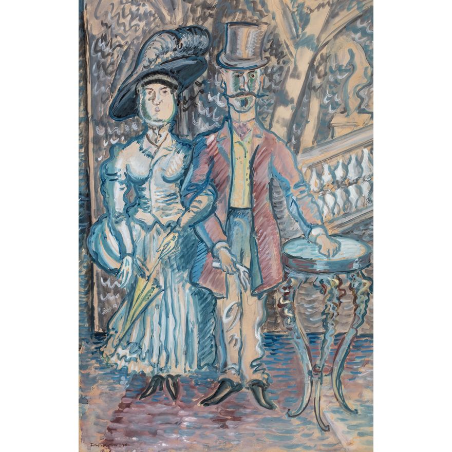 Niedzielny spacer/Stare dobre małżeństwo, 1940 r.