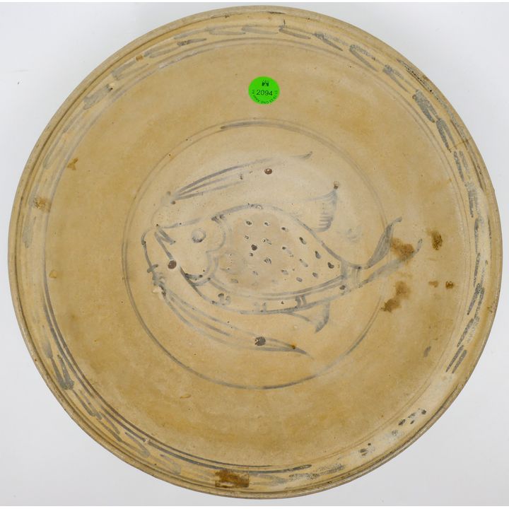 Thai Sawankhalok 16th Cent. Fish Bowl 11''