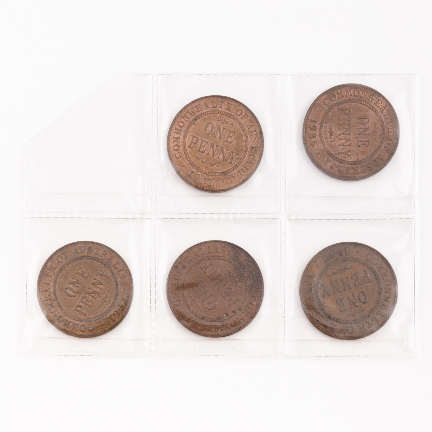 George V, Penny, UNC