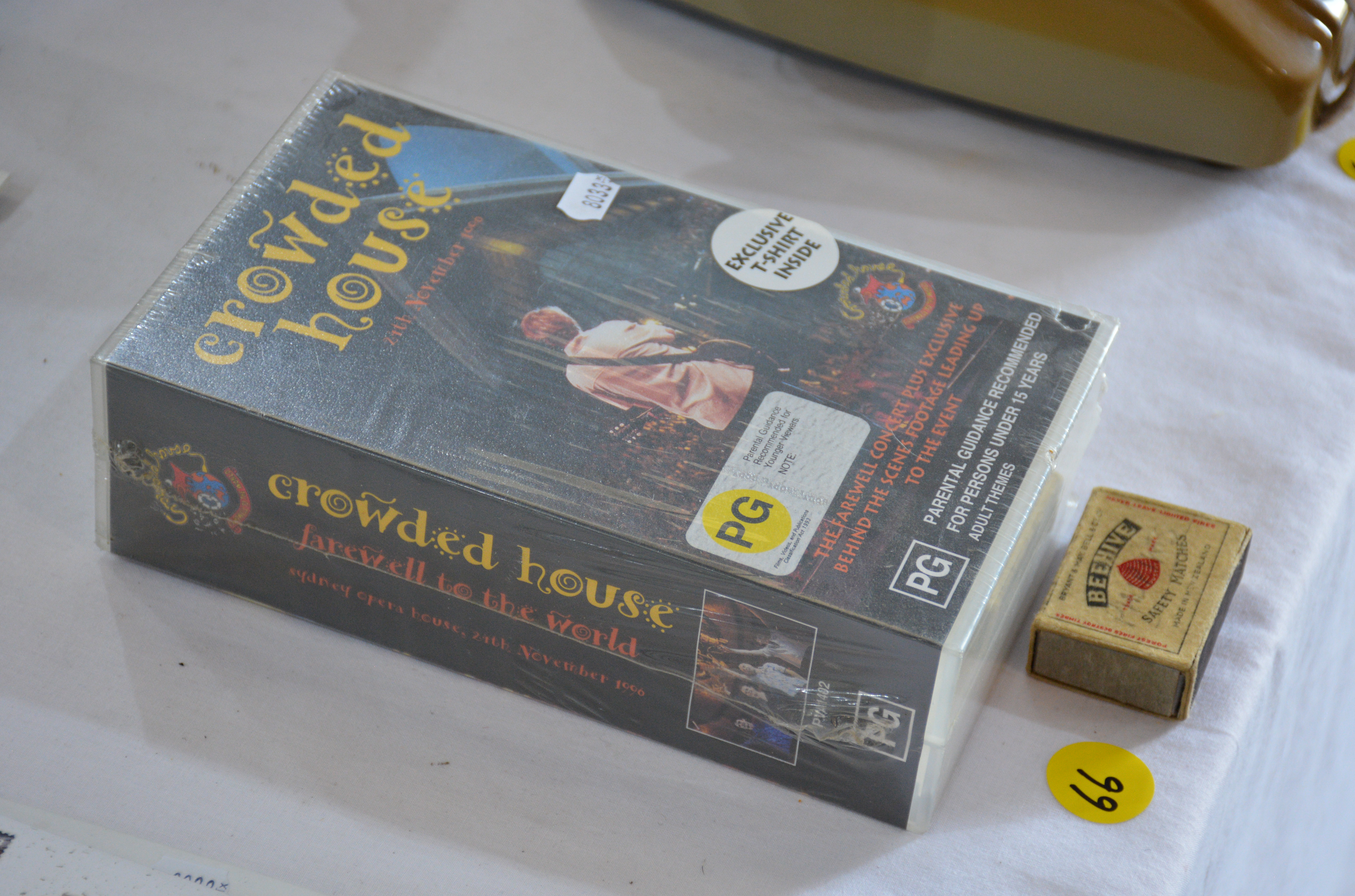 Crowded House 'Farewell to the World' DVDs — sold at auction in New Zealand for $15