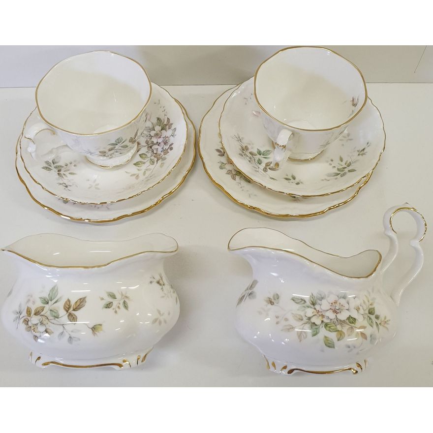 Royal Albert Trios, Milk Jug & Sugar Bowl