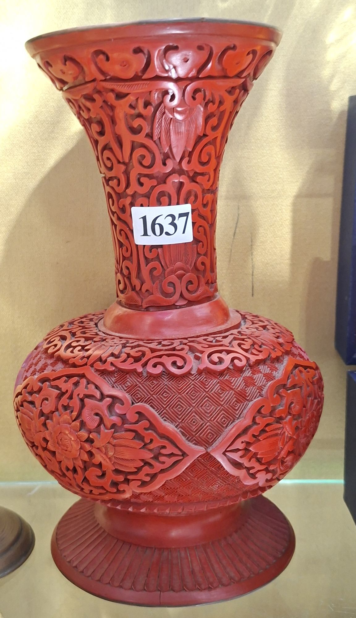 Cinnabar Vase