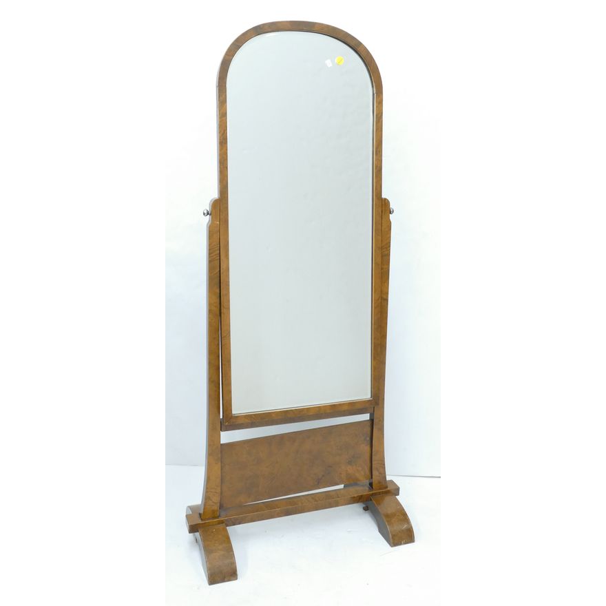 Japanese Art Deco Cheval Mirror- 51x22x12''