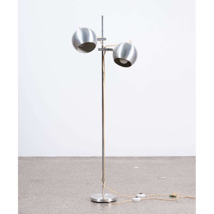 A 1960s retro standard lamp