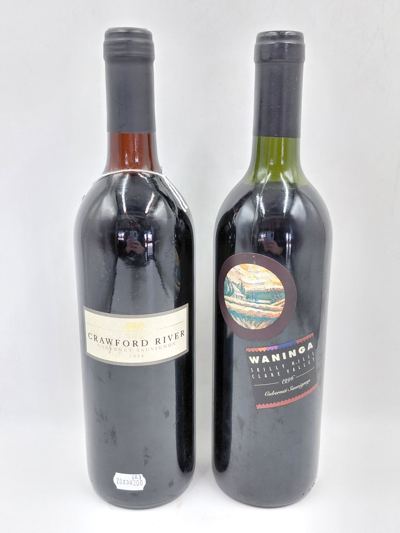 95 · 2 BOTTLES OF CABERNET SAUVIGNON WINE