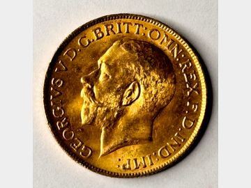 1927 GEORGE V SOUTH AFRICA GOLD SOVEREIGN
