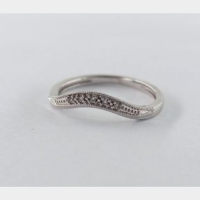 5 Round Diamonds In Tiara Style White Gold Band - 51533/13