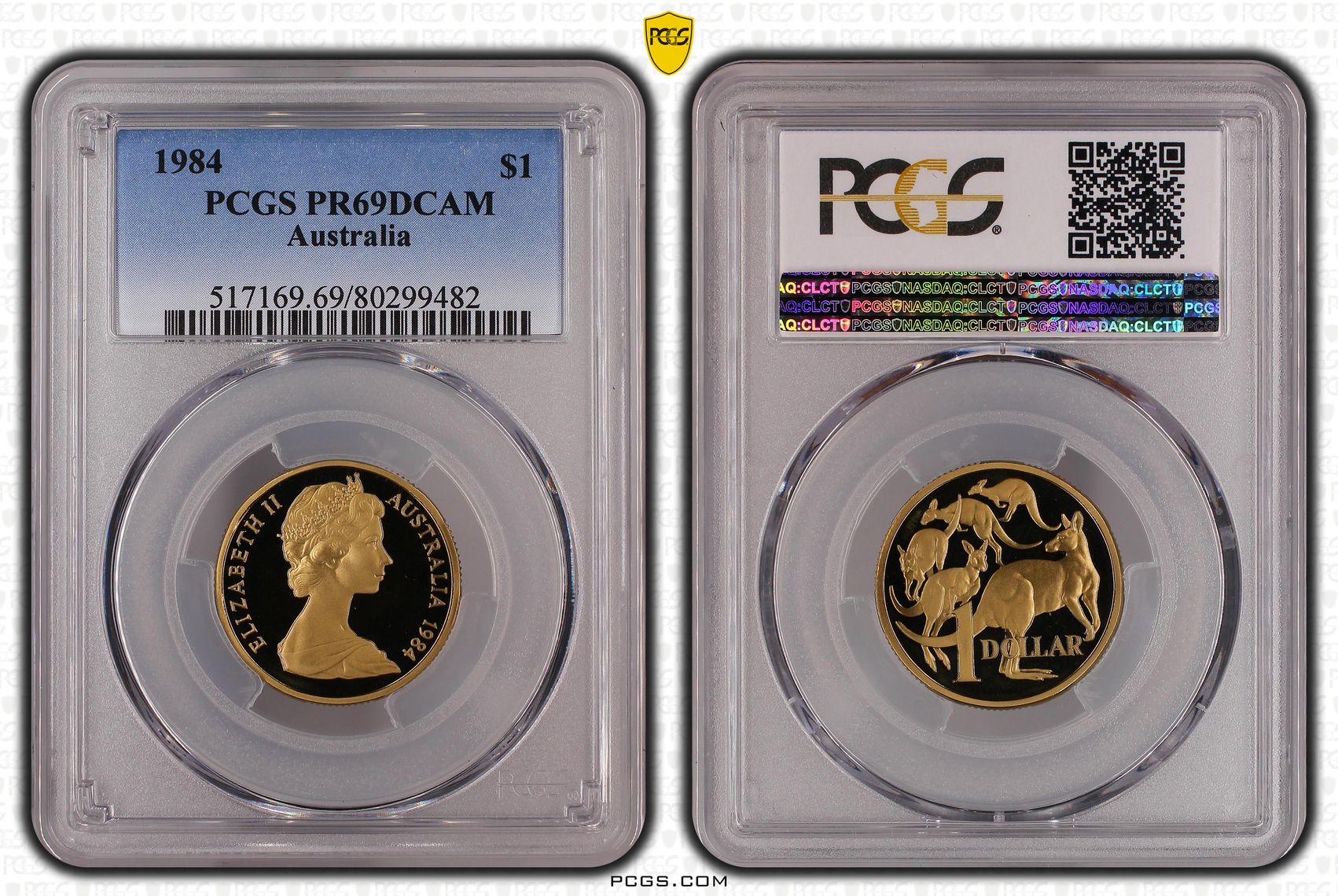 One Dollar, 1984, PCGS PR69DCAM