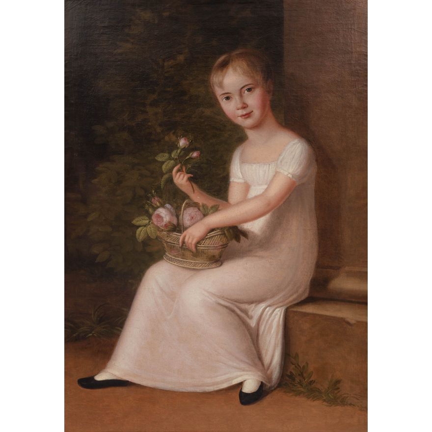 Christoph Suhr | Dziewczynka z kwiatami, 1807 r.