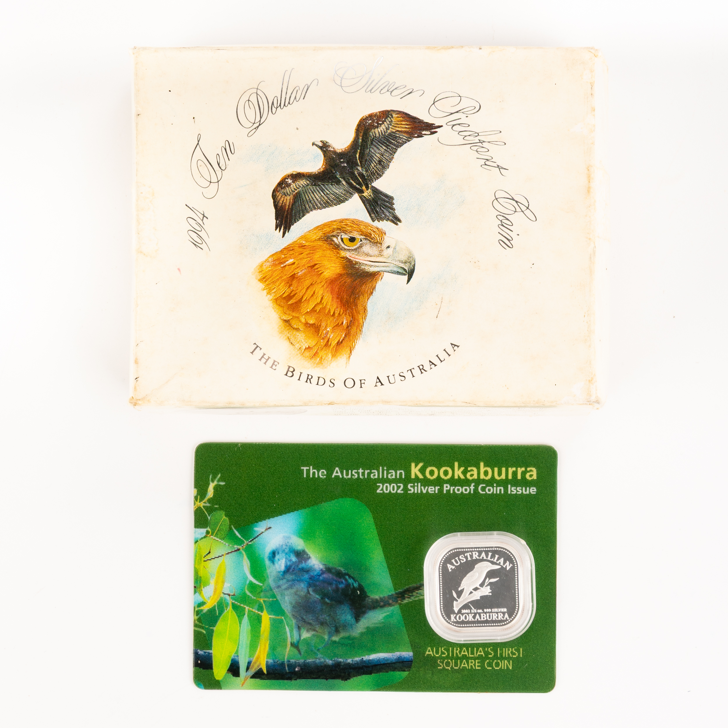 Elizabeth II, RAM - Birds of Australia Series & Kookaburra, Fifty Cents - Ten Dollars, 1994 - 2002, FDC