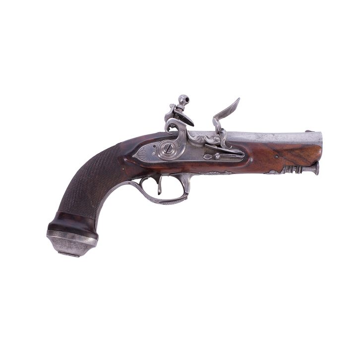 Pistolet skałkowy kieszonkowy, 2 poł. XVIII w.