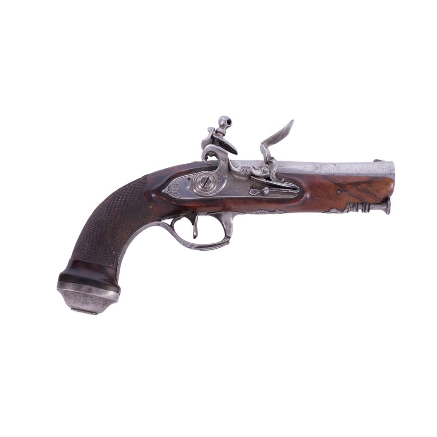Pistolet skałkowy kieszonkowy, 2 poł. XVIII w.