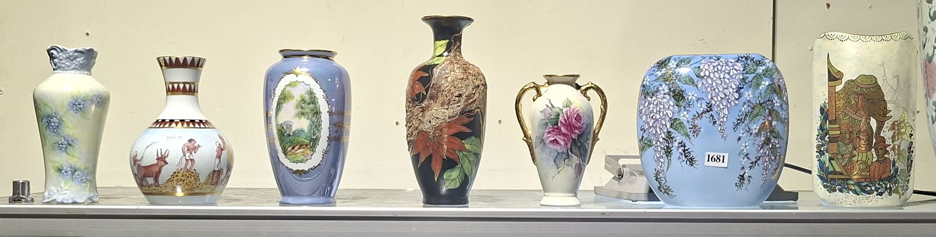 Hand Painted Vases