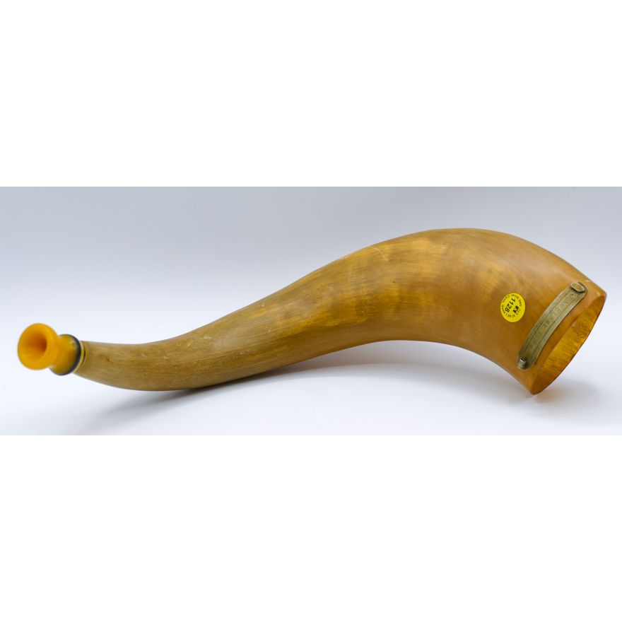 1936 John Elsae Carved Animal Horn 15''