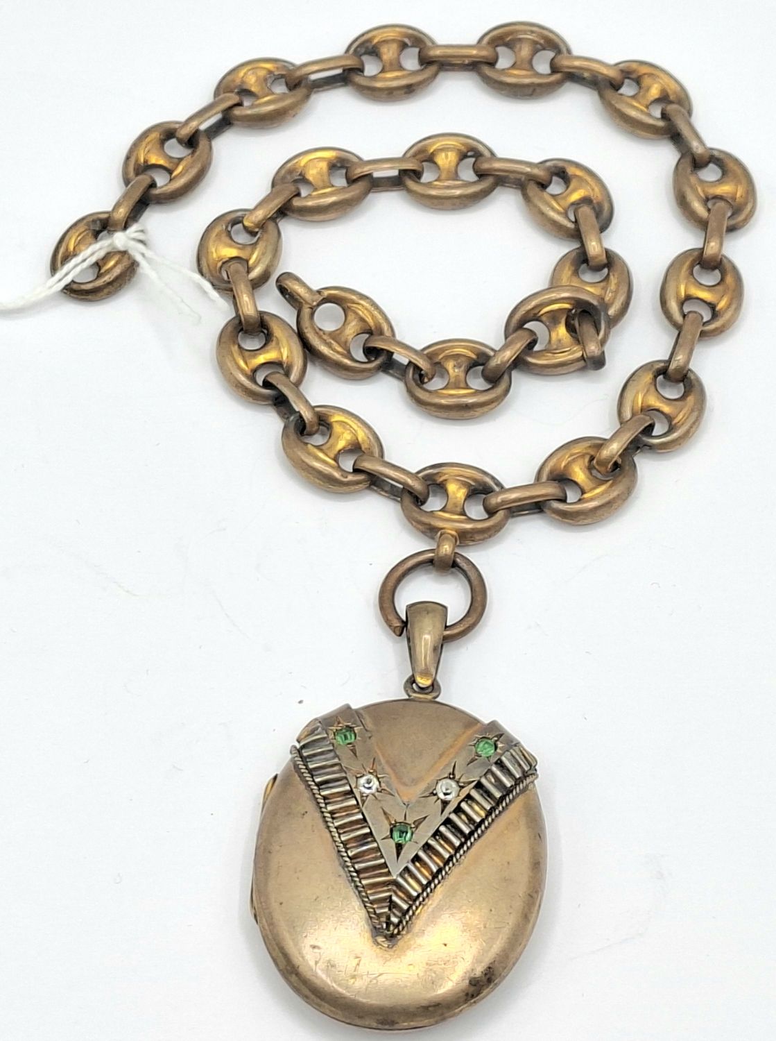 1056 · ANTIQUE PICTURE LOCKET NECKLACE